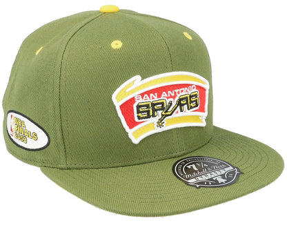Mitchell & Ness Men's NBA Dusty Olive Fitted Hwc Spurs