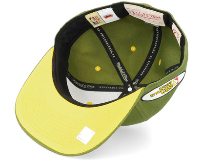 Mitchell & Ness Men's NBA Dusty Olive Fitted Hwc Spurs