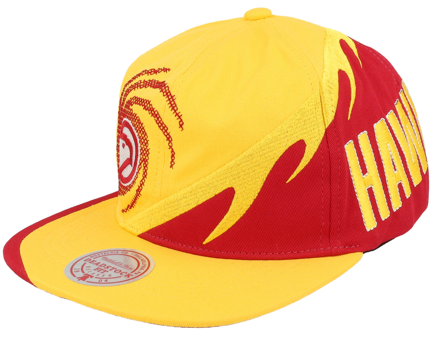 Men's Mitchell & Ness NBA Spiral Deadstock Snapback Hwc Hawks
