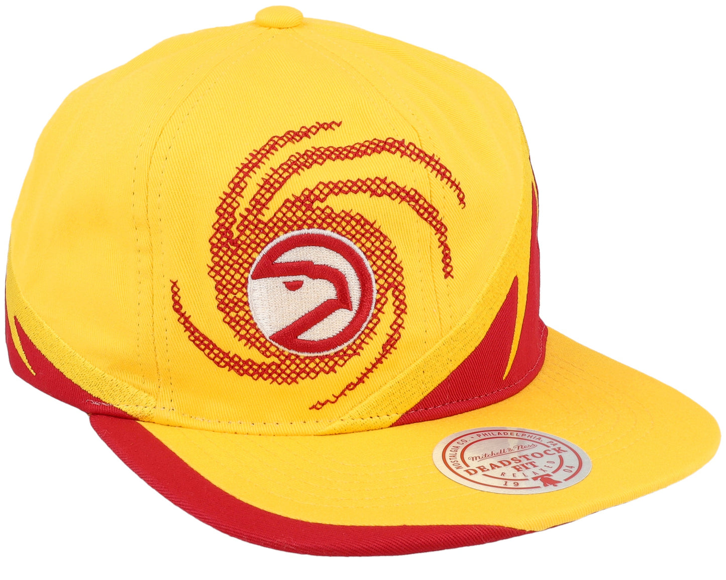 Men's Mitchell & Ness NBA Spiral Deadstock Snapback Hwc Hawks