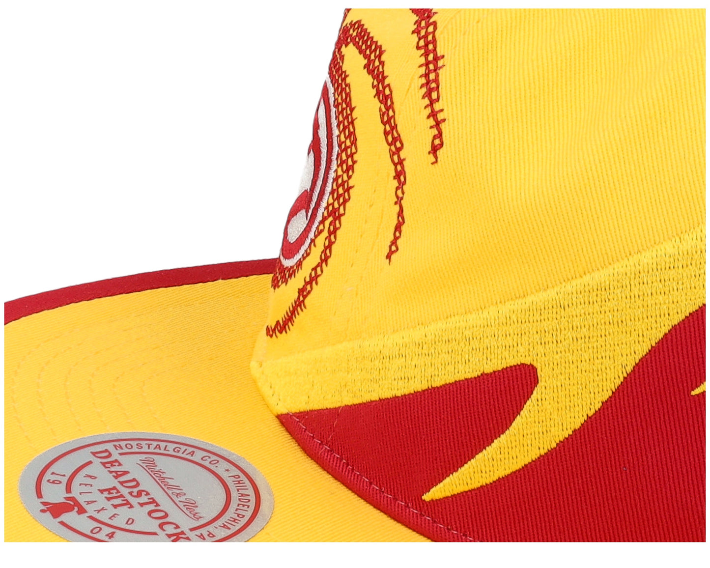 Men's Mitchell & Ness NBA Spiral Deadstock Snapback Hwc Hawks