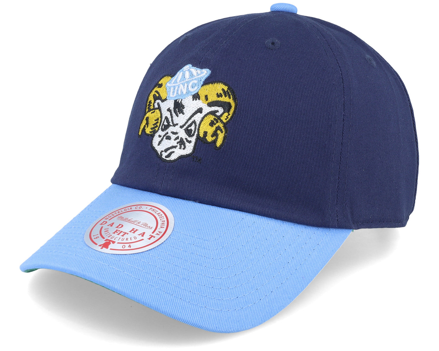 Men's Mitchell & Ness Ncaa Team 2 Tone 2.0 Dad Strapback North Carolina