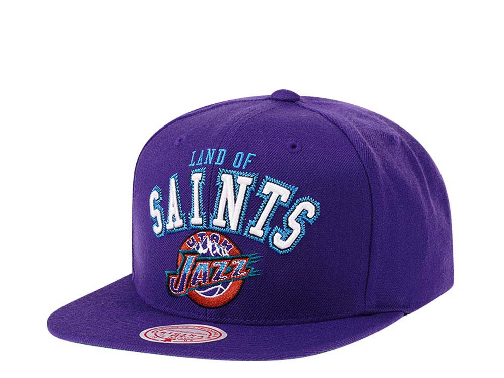 Mitchell & Ness Men's NBA Zz Snapback Hwc Jazz Snapback Caps