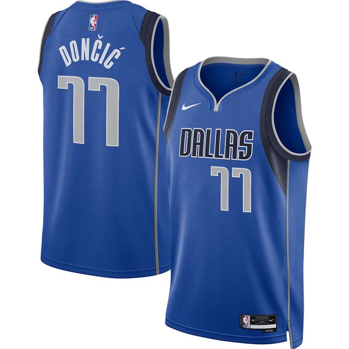Nike Men's NBA Mavericks 'Doncic 77' 22/23 Icon Edition Swingman Jersey
