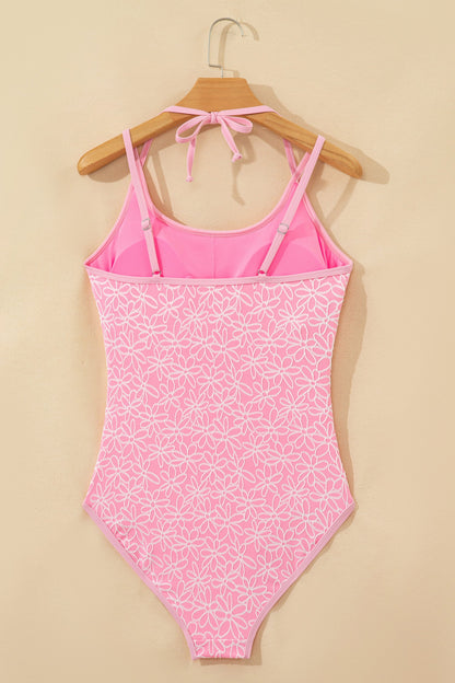 Threaded Pear Virginia Halterneck One Piece Swimsuit