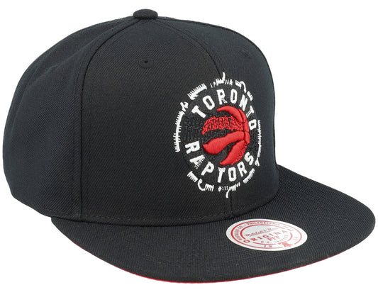 Men's Mitchell & Ness NBA Embroidery Glitch Snapback Raptors