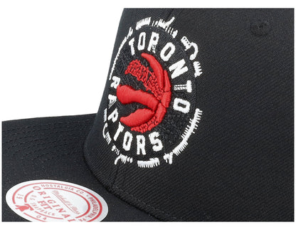 Mitchell & Ness Men's NBA Embroidery Glitch Snapback Raptors Snapback Caps