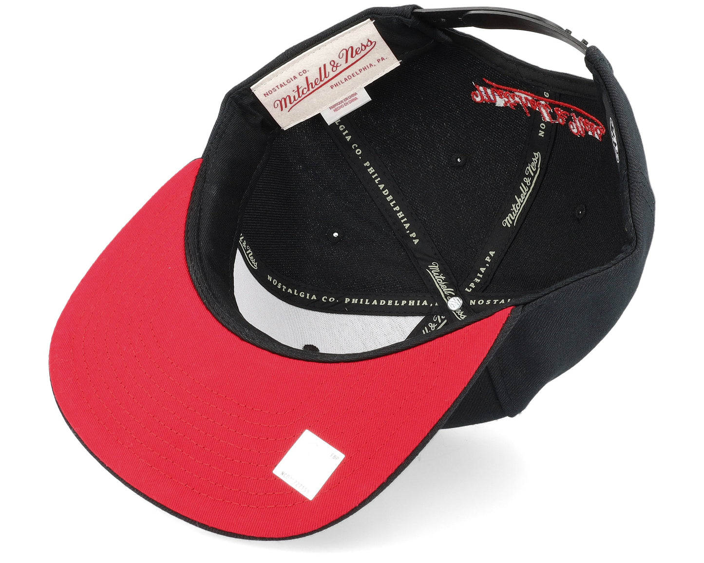 Men's Mitchell & Ness NBA Embroidery Glitch Snapback Raptors