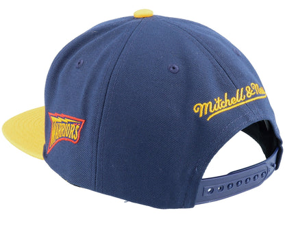 Mitchell & Ness Men's NBA Logo Blur Snapback Hwc Warriors Snapback Caps