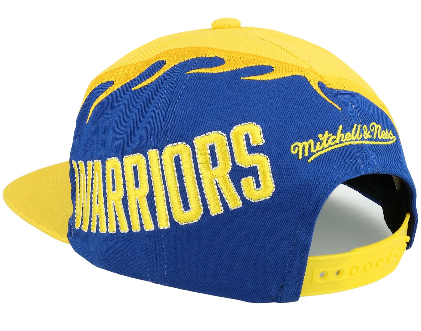 Men's Mitchell & Ness NBA Spiral Deadstock Snapback Hwc Warriors - Yellow