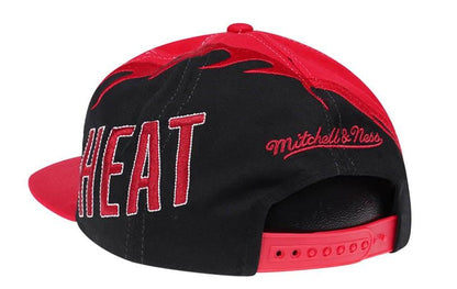 Mitchell & Ness Men's NBA Spiral Deadstock Snapback Hwc Heat Snapback Caps