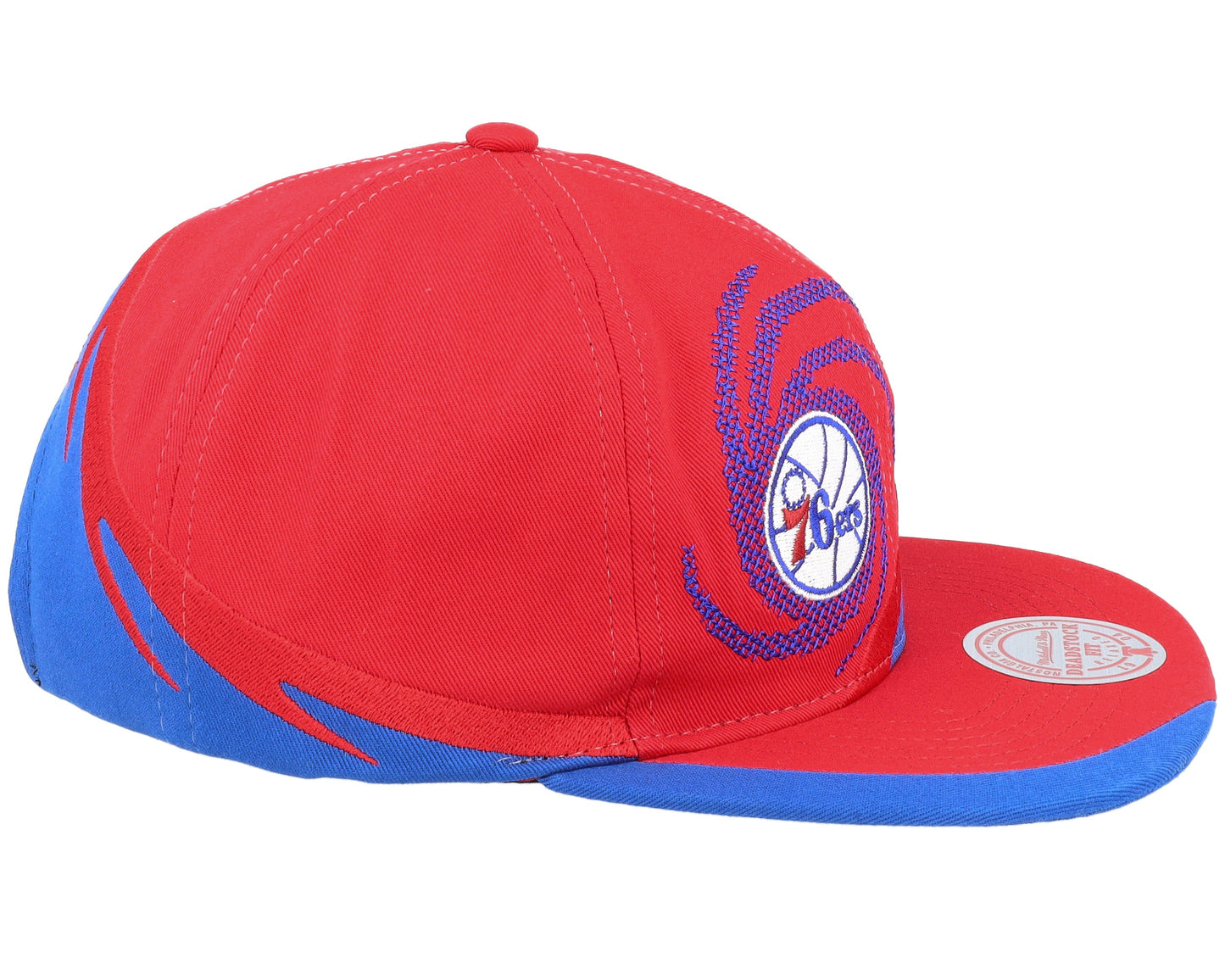 Men's Mitchell & Ness NBA Spiral Deadstock Snapback Hwc 76Ers