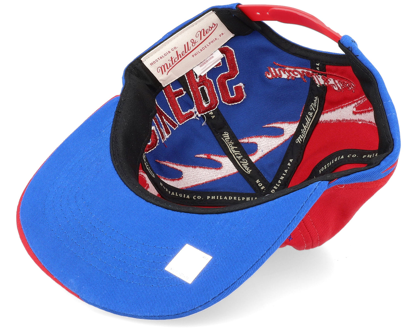 Men's Mitchell & Ness NBA Spiral Deadstock Snapback Hwc 76Ers