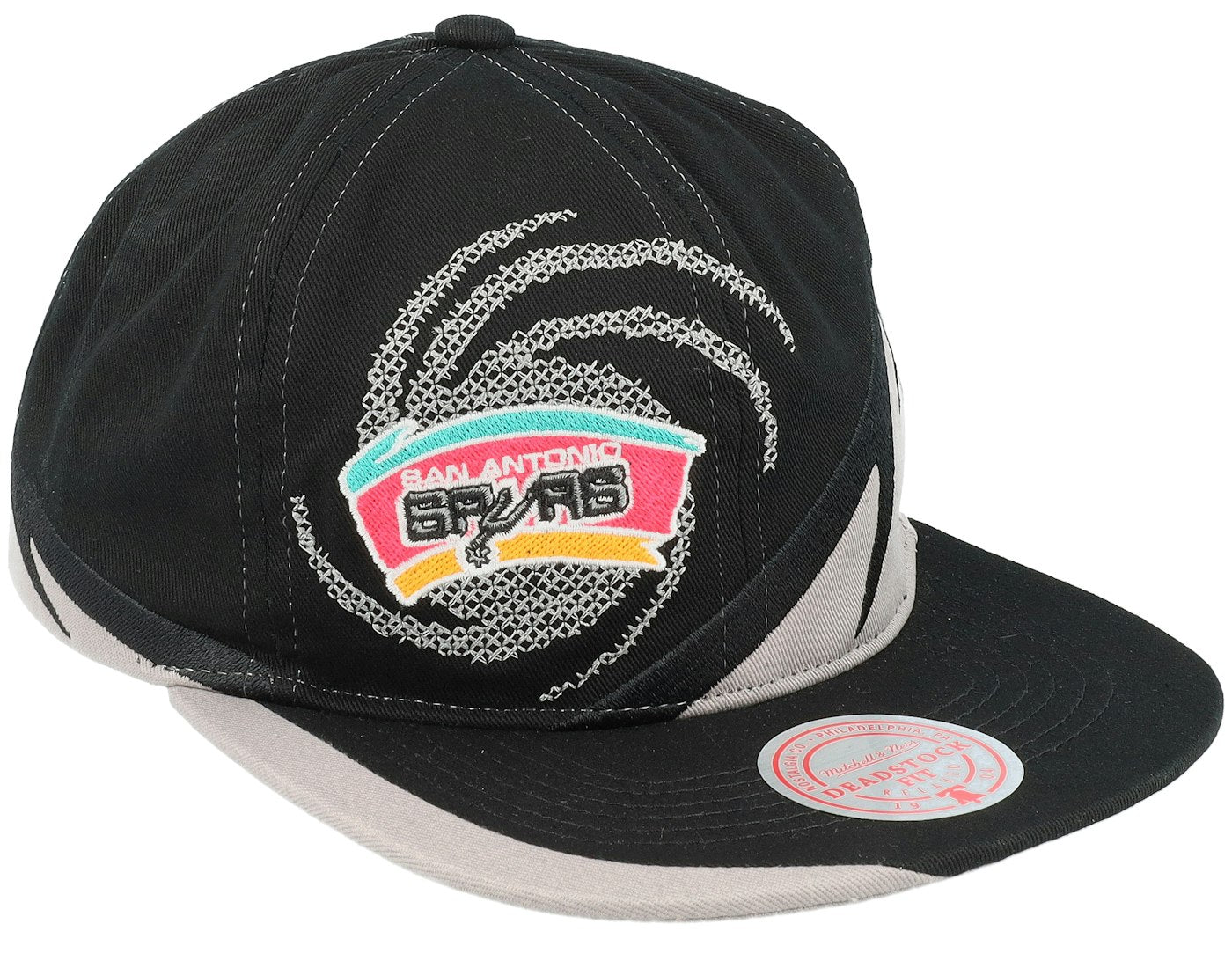 Mitchell & Ness Men's NBA Spiral Deadstock Snapback Hwc Spurs Snapback Caps