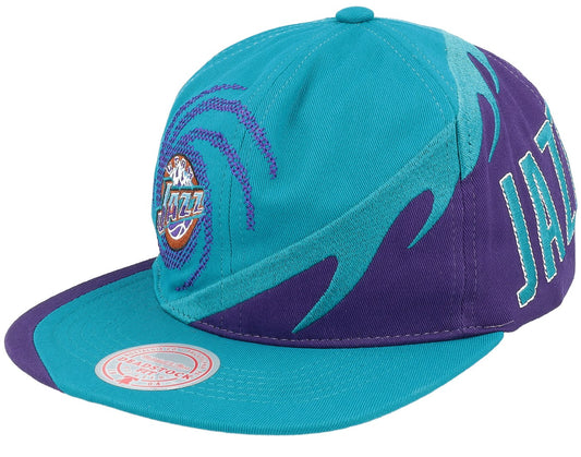 Mitchell & Ness Men's NBA Spiral Deadstock Snapback Hwc Jazz Snapback Caps