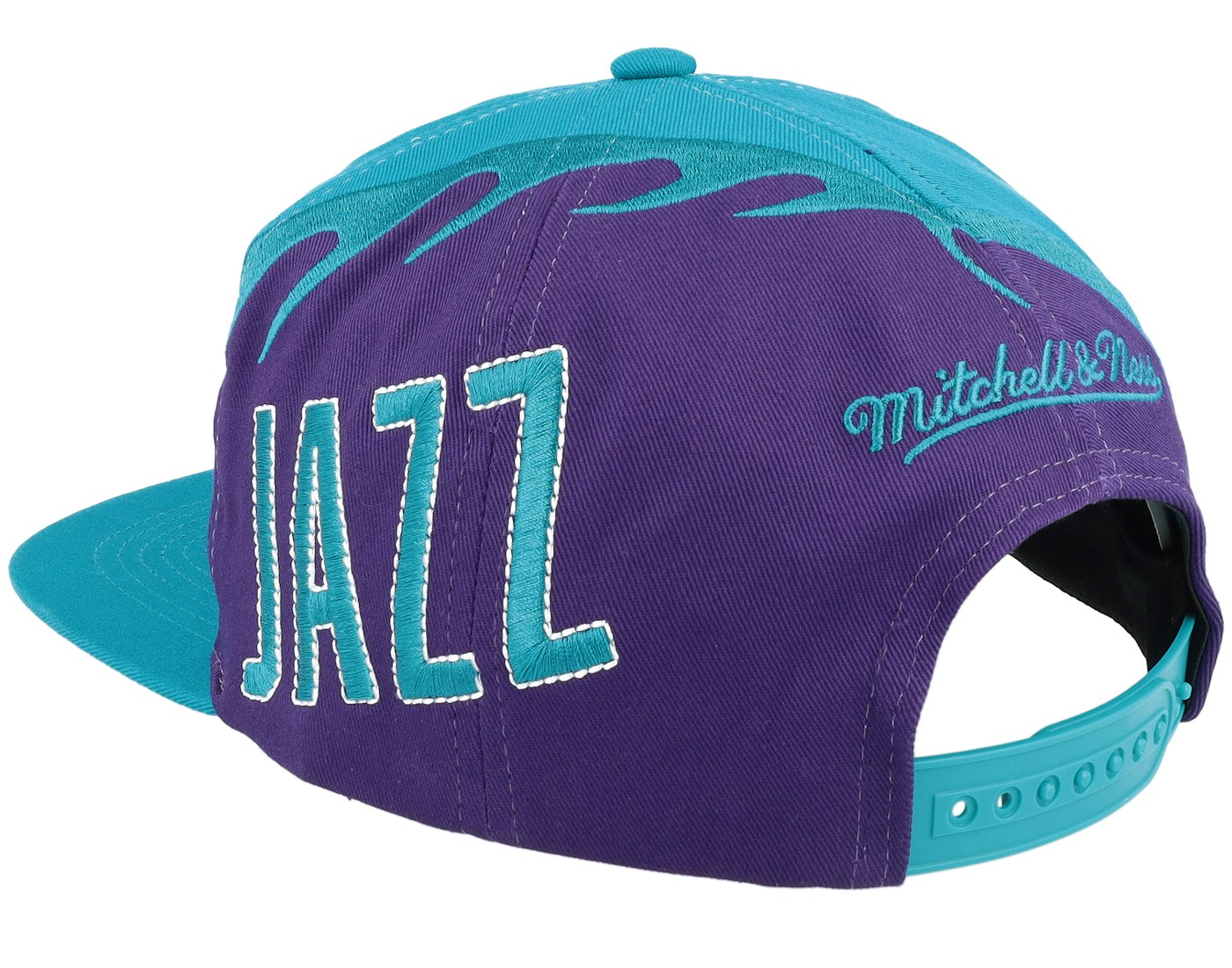 Men's Mitchell & Ness NBA Spiral Deadstock Snapback Hwc Jazz - Teal