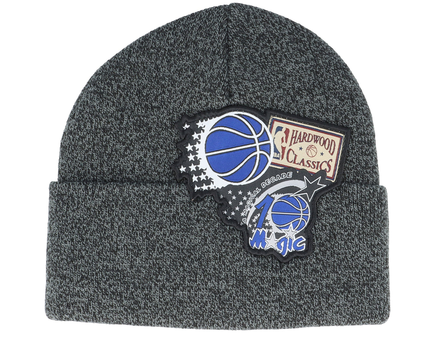 Mitchell & Ness Men's NBA Xl Logo Patch Knit Hwc Magic Beanies