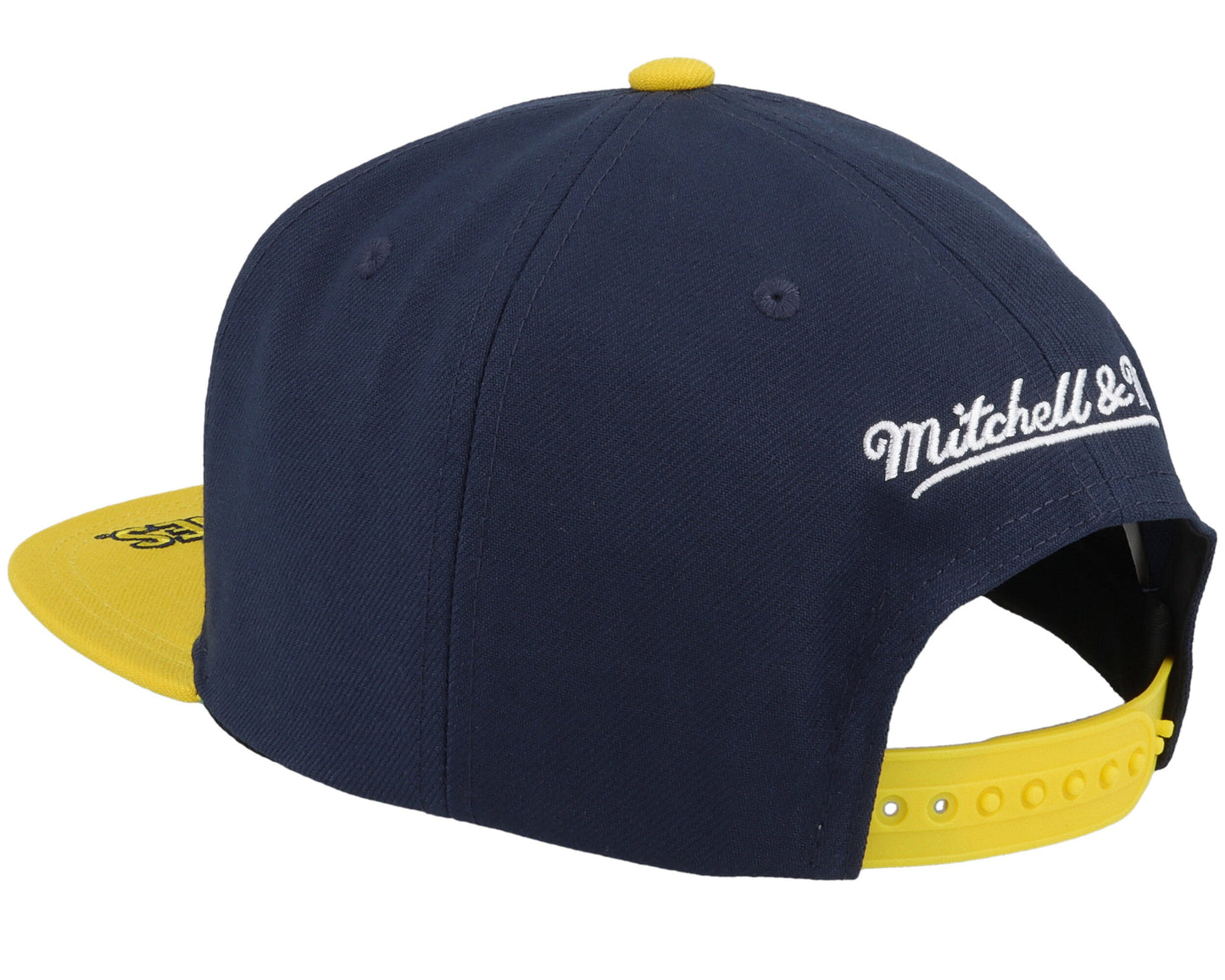 Men's Mitchell & Ness Ncaa Logo Bill Snapback Michigan