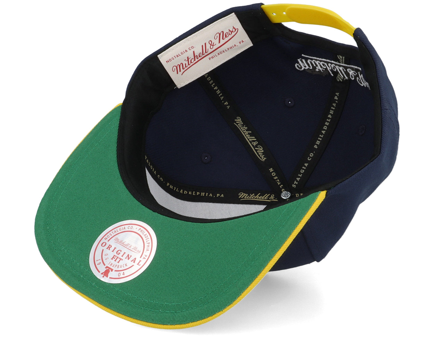 Men's Mitchell & Ness Ncaa Logo Bill Snapback Michigan