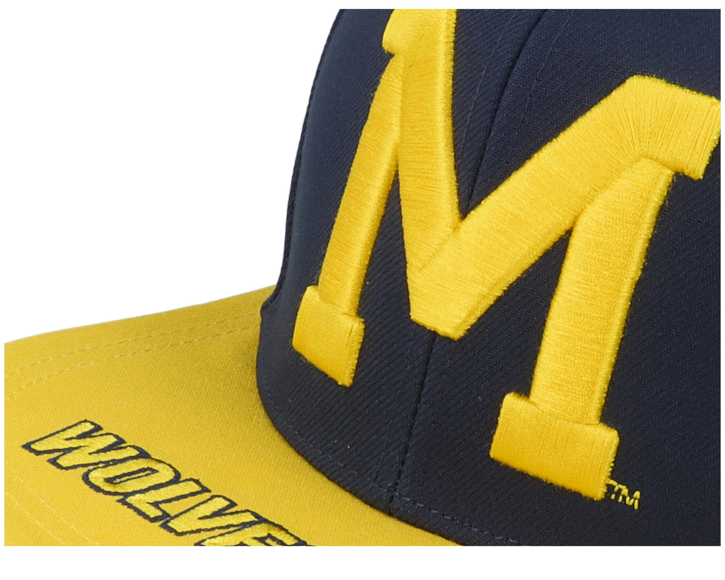Men's Mitchell & Ness Ncaa Logo Bill Snapback Michigan
