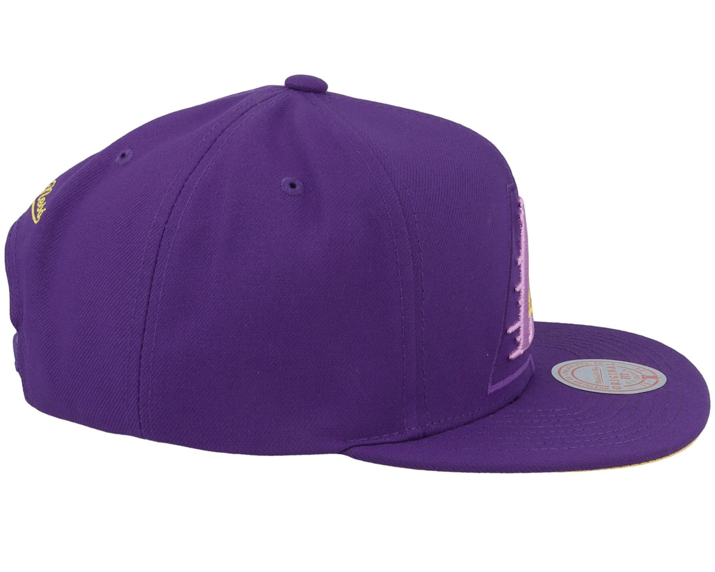 Men's Mitchell & Ness NBA Xl Logo Pop Snapback Lakers - Purple