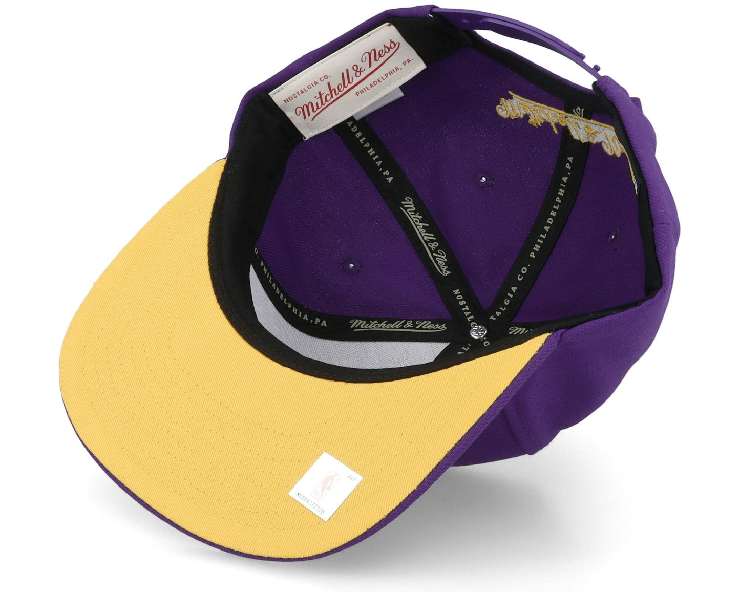 Men's Mitchell & Ness NBA Xl Logo Pop Snapback Lakers - Purple