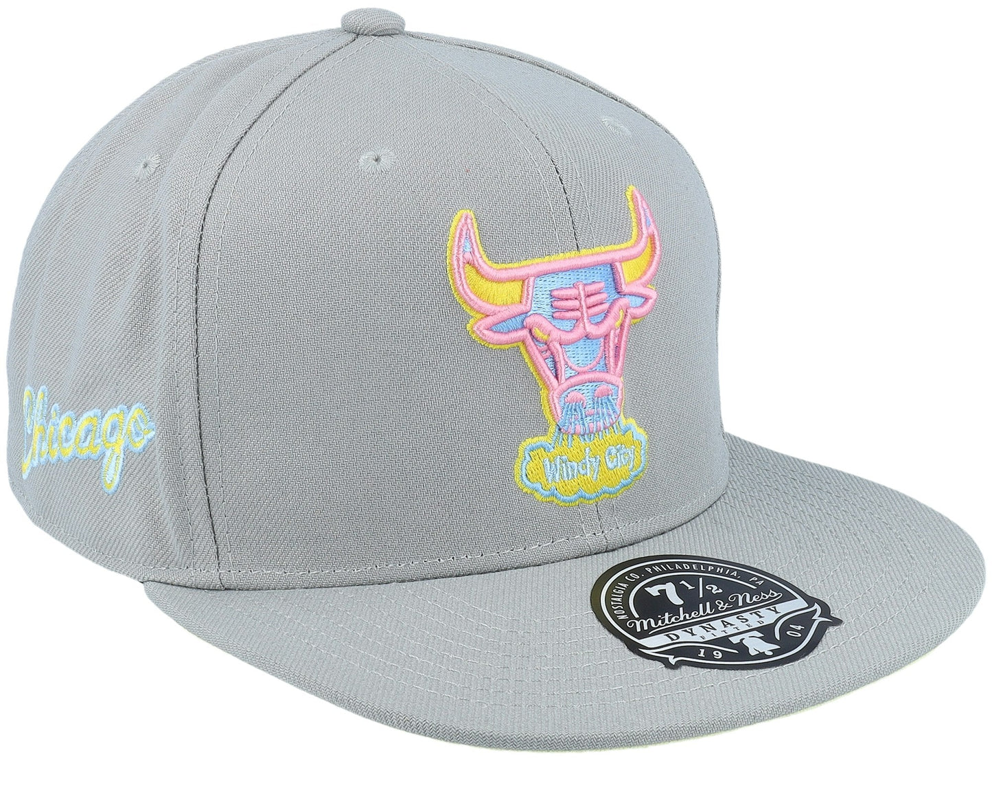 Men's Mitchell & Ness NBA Til Dawn Fitted Hwc Bulls
