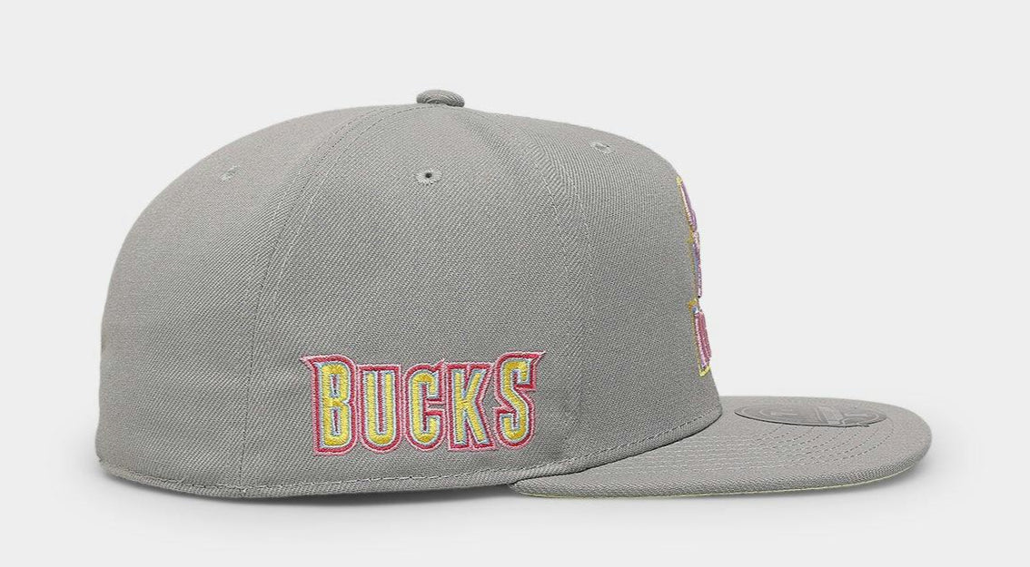 Mitchell & Ness Men's NBA Til Dawn Fitted Hwc Bucks Fitted Caps