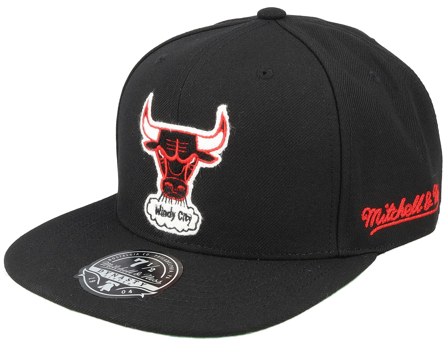 Mitchell & Ness Men's NBA Chainstitch Fitted Hwc Bulls Fitted Caps