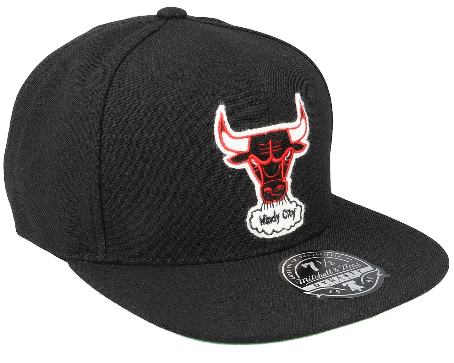 Mitchell & Ness Men's NBA Chainstitch Fitted Hwc Bulls Fitted Caps