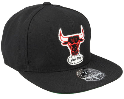 Mitchell & Ness Men's NBA Chainstitch Fitted Hwc Bulls Fitted Caps