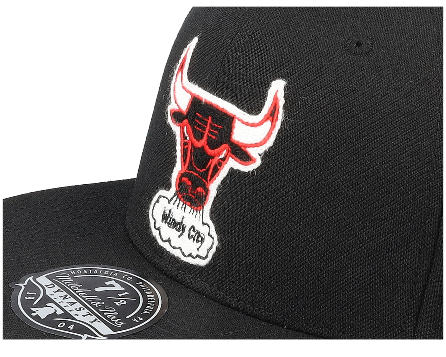 Mitchell & Ness Men's NBA Chainstitch Fitted Hwc Bulls Fitted Caps