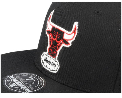 Mitchell & Ness Men's NBA Chainstitch Fitted Hwc Bulls Fitted Caps