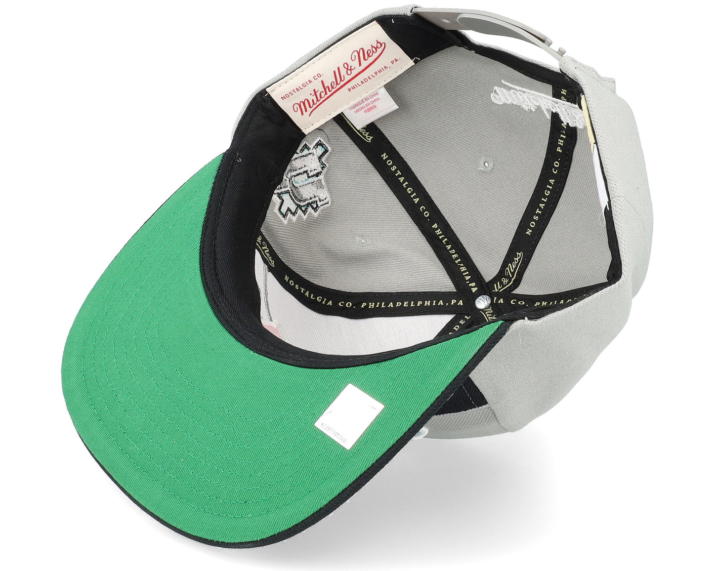 Men's Mitchell & Ness NBA Half N Half Snapback Hwc Spurs