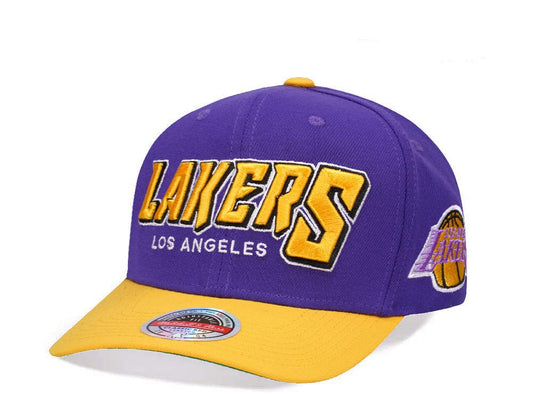 Mitchell & Ness Men's NBA Shredder Stretch Snapback Hwc Lakers Snapback Caps