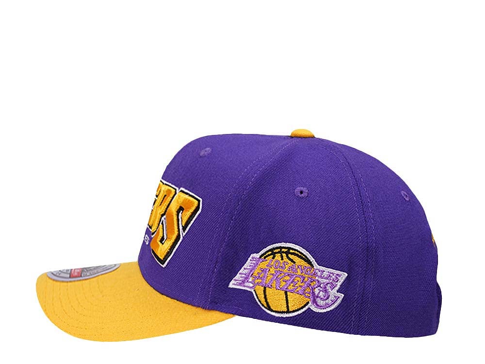 Men's Mitchell & Ness NBA Shredder Stretch Snapback Hwc Lakers - Purple