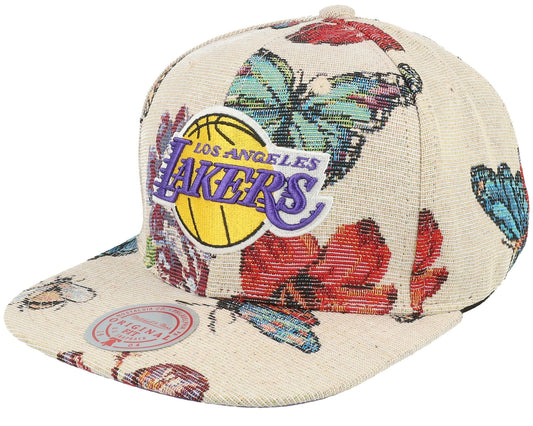 Men's Mitchell & Ness NBA True Tap Snapback Lakers - Multi-Black