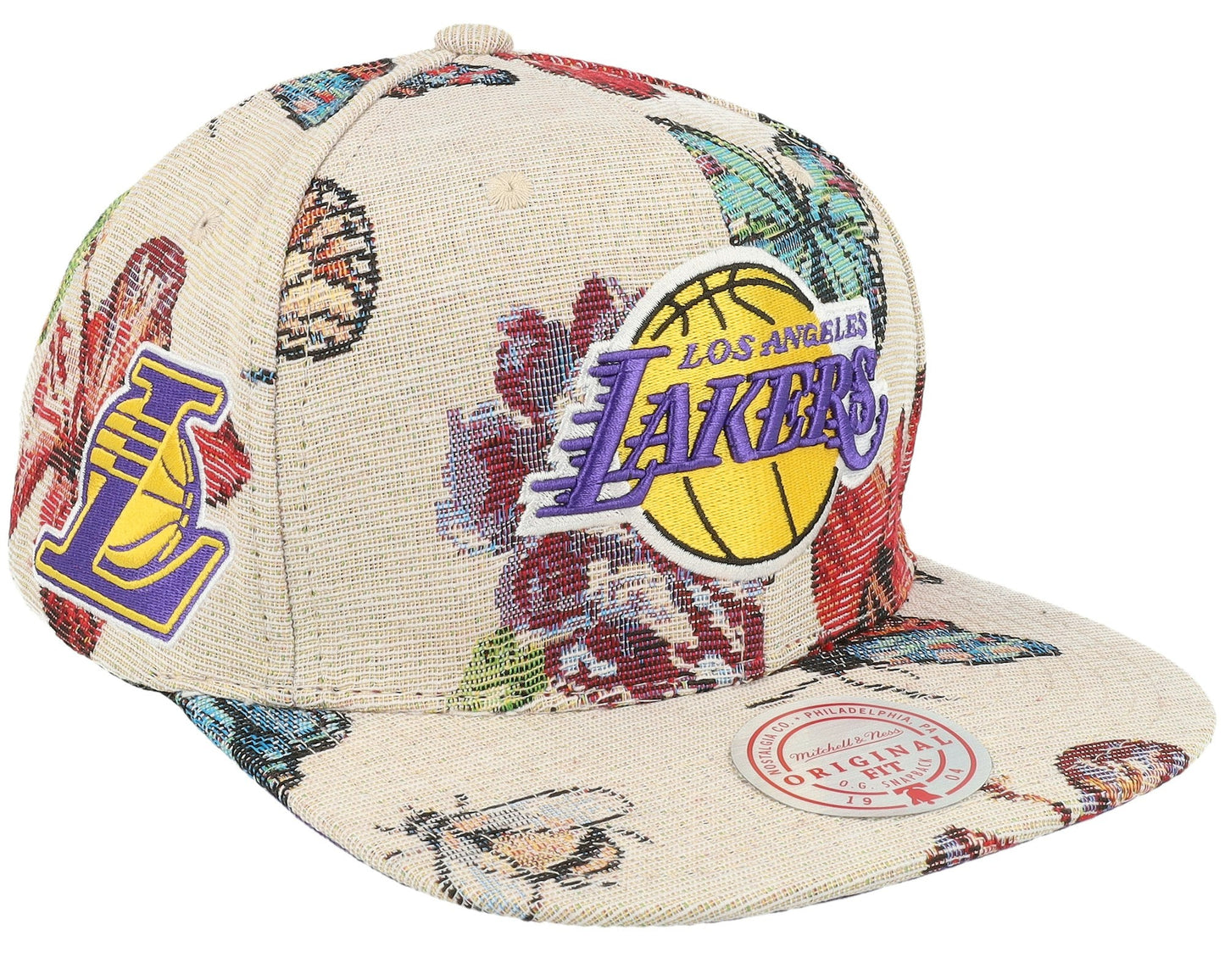 Men's Mitchell & Ness NBA True Tap Snapback Lakers - Multi-Black
