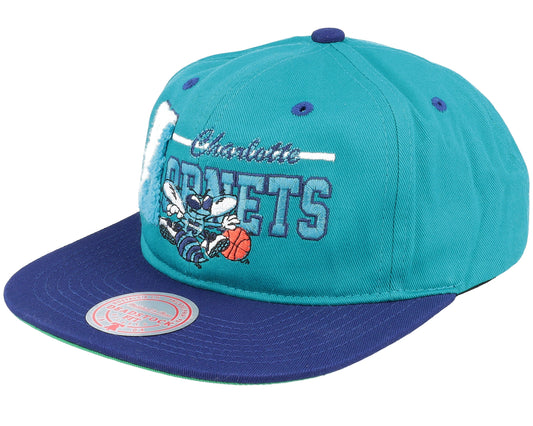 Mitchell & Ness Men's NBA Varsity Letter Snapback Hwc Hornets Snapback Caps