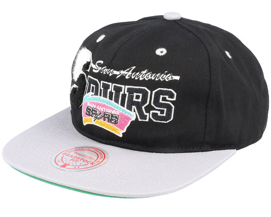Men's Mitchell & Ness NBA Varsity Letter Snapback Hwc Spurs