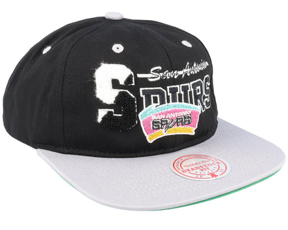 Mitchell & Ness Men's NBA Varsity Letter Snapback Hwc Spurs Snapback Caps