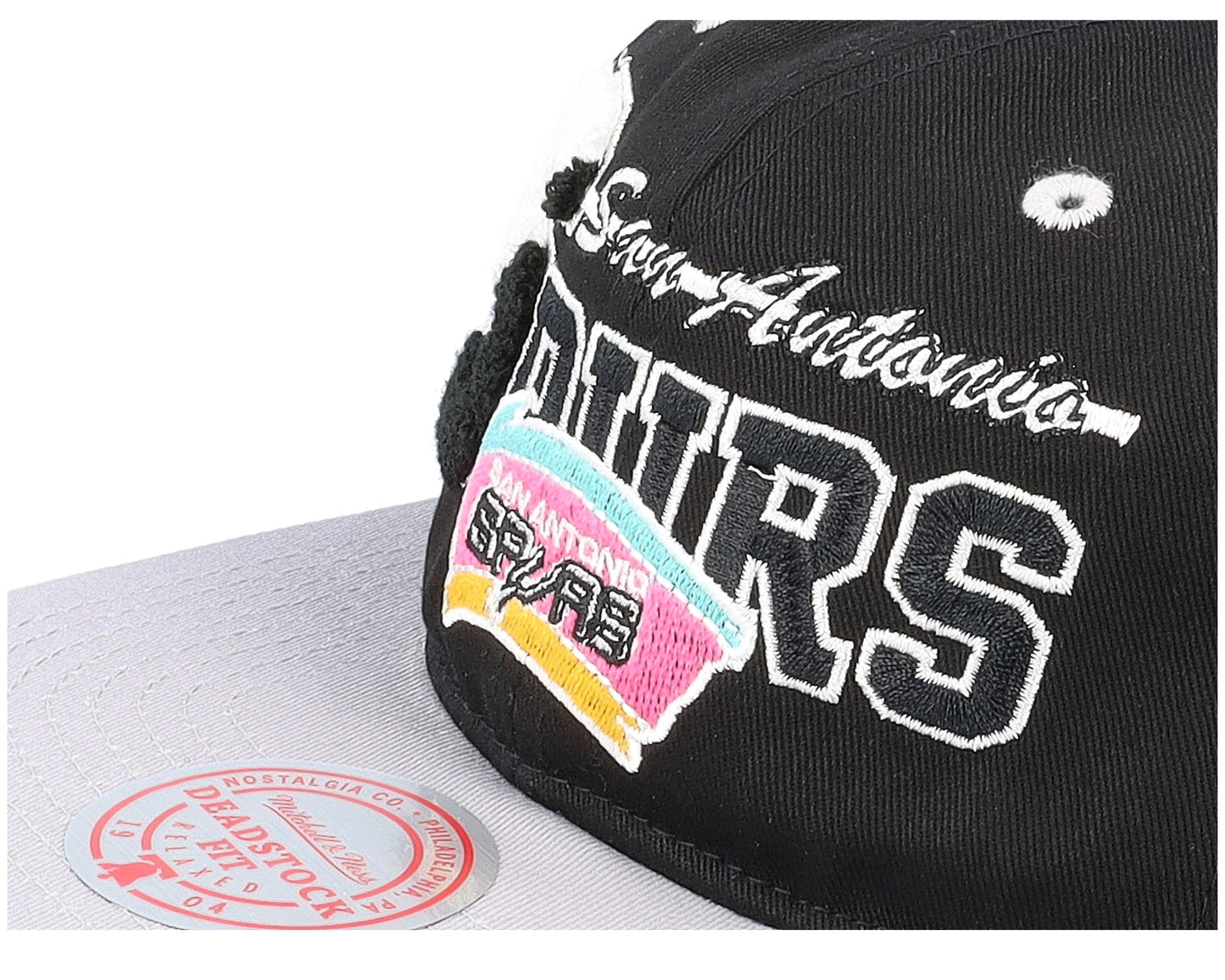 Mitchell & Ness Men's NBA Varsity Letter Snapback Hwc Spurs Snapback Caps