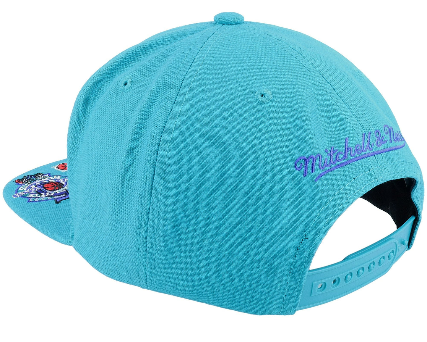Men's Mitchell & Ness NBA Front Face Snapback Hwc Hornets - Teal