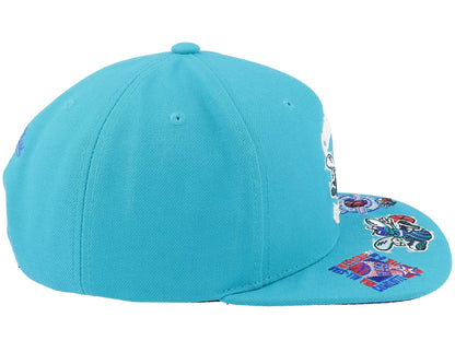 Mitchell & Ness Men's NBA Front Face Snapback Hwc Hornets Snapback Caps