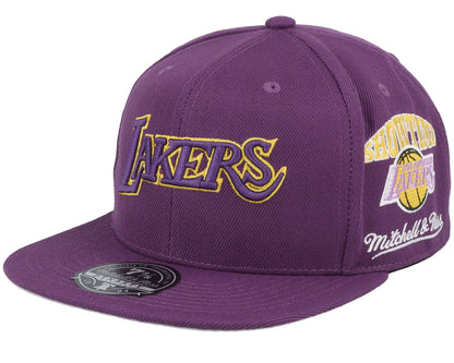 Mitchell & Ness Men's NBA Team Origins Fitted Hwc Lakers Fitted Caps