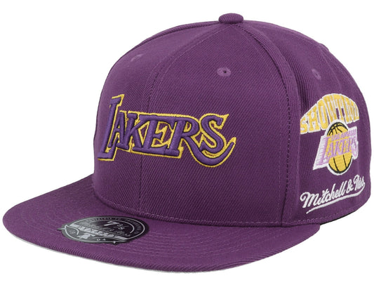 Mitchell & Ness Men's NBA Team Origins Fitted Hwc Lakers Fitted Caps