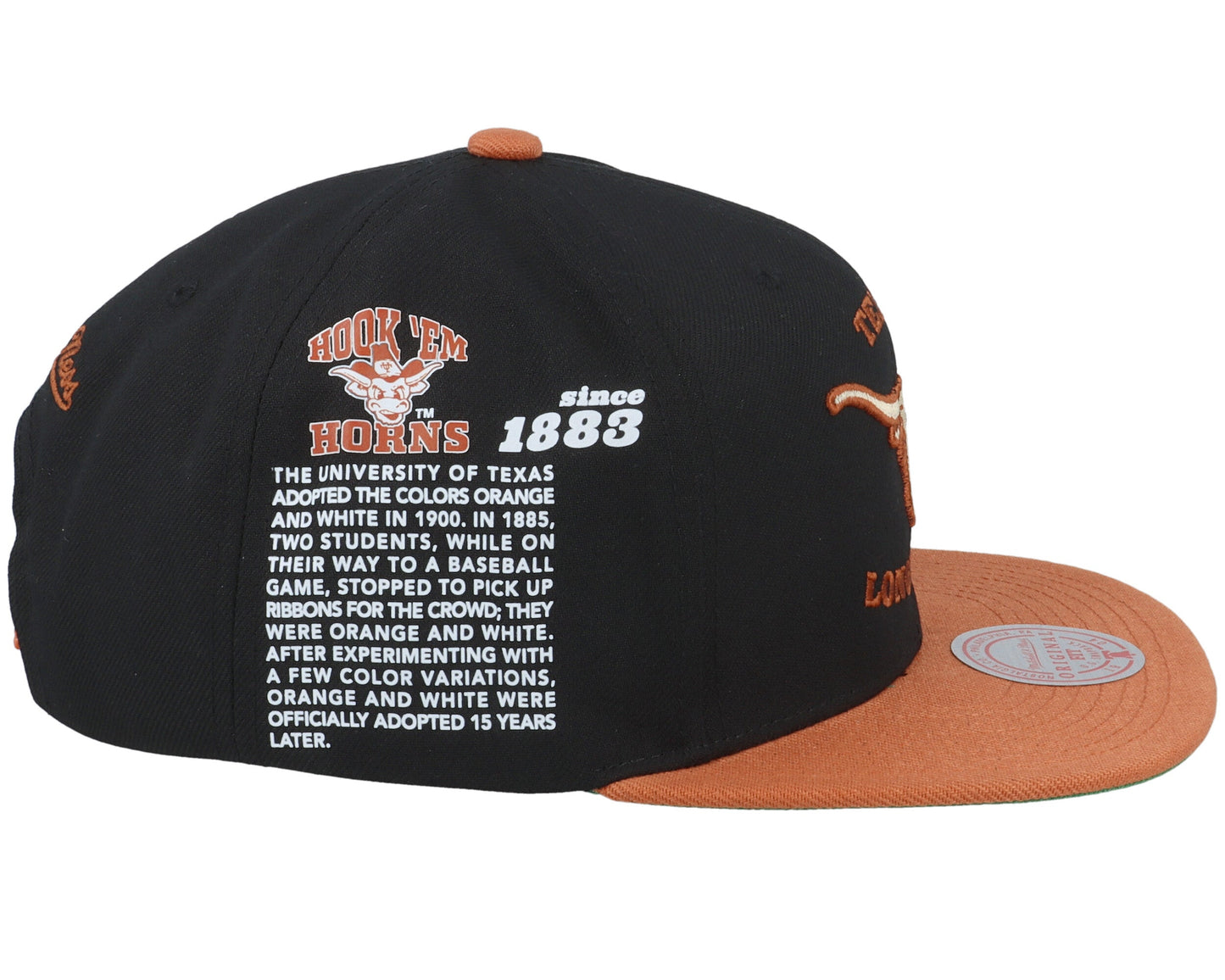 Mitchell & Ness Men's Ncaa Team Origins Snapback Hat - Texas Longhorns