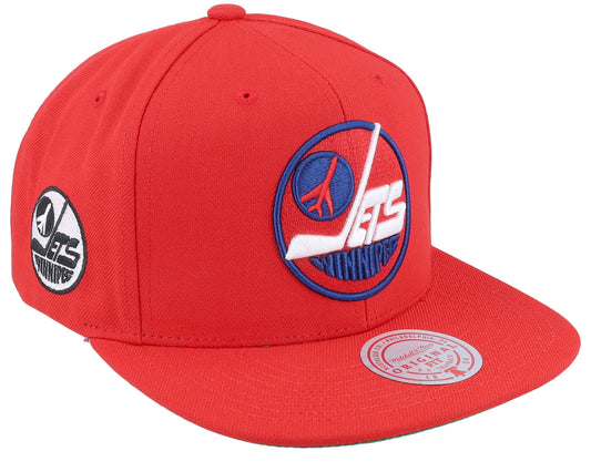 Men's Mitchell & Ness Nhl Alternate Flip Snapback Jets