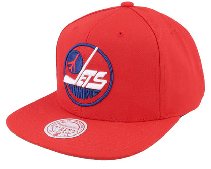 Mitchell & Ness Men's NHL Alternate Flip Snapback Jets Snapback Caps