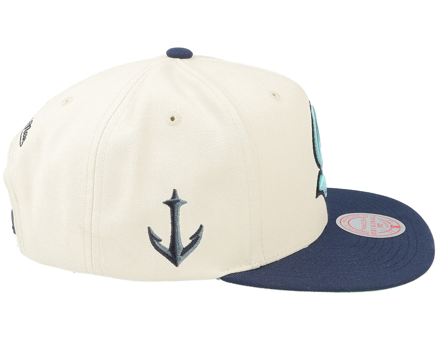 Men's Mitchell & Ness Nhl Vintage Off-White Snapback Kraken